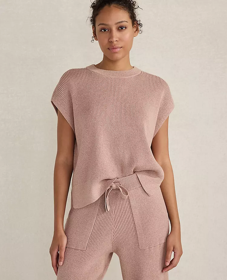 Haven Well Within Organic Cotton Cashmere Drop Shoulder Tee Desert Clay Heather 3 Haven Well Within Organic Cotton Cashmere Drop Shoulder Tee Desert Clay Heather