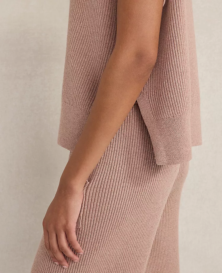 Haven Well Within Organic Cotton Cashmere Drop Shoulder Tee Desert Clay Heather 6 Haven Well Within Organic Cotton Cashmere Drop Shoulder Tee Desert Clay Heather - Image 4