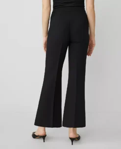 The Petite Side-Zip Flare Pant Black 7 The Petite Side-Zip Flare Pant Black -Anntaylor Shop 850441 2222 ALT2