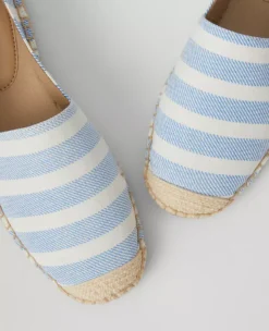 Weekend Collection Espadrille Slide Sandals Zephyr Blue -Anntaylor Shop 850505 1286 ALT1