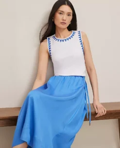 Petite Stitch Ponte Shell White -Anntaylor Shop 850677 9000 ALT3