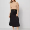Weekend Collection Full Midi Skirt Black -Anntaylor Shop 850728 2222