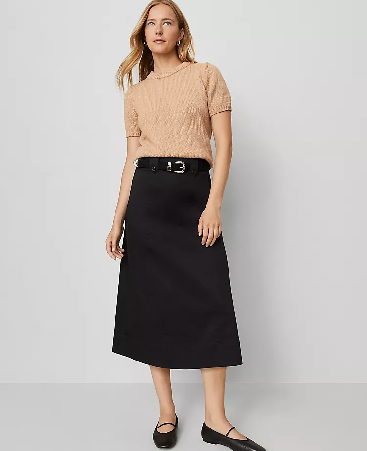 Weekend Collection Full Midi Skirt Black 3 Weekend Collection Full Midi Skirt Black