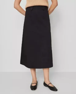 Weekend Collection Full Midi Skirt Black 6 Weekend Collection Full Midi Skirt Black -Anntaylor Shop 850728 2222 ALT1