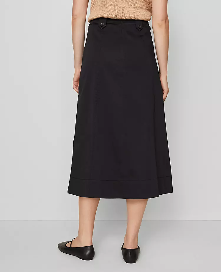 Weekend Collection Full Midi Skirt Black 5 Weekend Collection Full Midi Skirt Black - Image 3