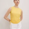 Petite Weekend Collection Side-Tie Tank Top Mimosa -Anntaylor Shop 850777 3156