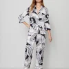 Paisley Silk Pajama Set Night Sky 2 Paisley Silk Pajama Set Night Sky -Anntaylor Shop 850929 523167