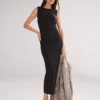Knit Ruched Sheath Dress Black 1 Knit Ruched Sheath Dress Black -Anntaylor Shop 850930 2222 MKTG1