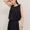 Petite Bubble Hem Tank Top Black 2 Petite Bubble Hem Tank Top Black -Anntaylor Shop 851023 2222
