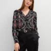 Petite Floral Mixed Media Top Black 2 Petite Floral Mixed Media Top Black -Anntaylor Shop 851084 520458