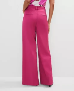 The Petite Statement Palazzo Pant Berry Splash -Anntaylor Shop 851121 019799 ALT2