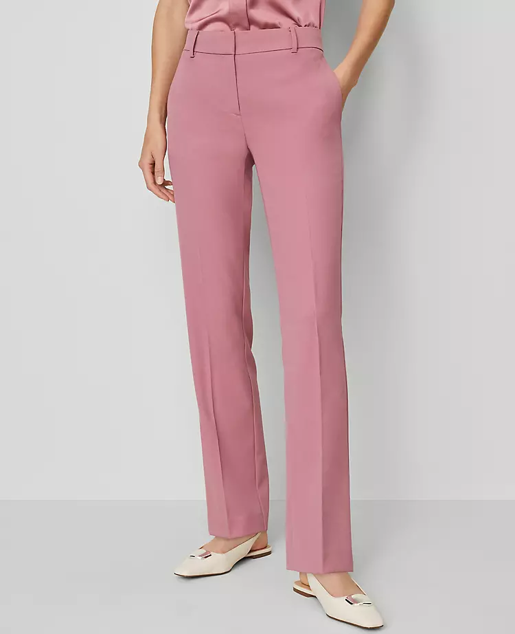 The Petite Straight Pant Smokey Rose 4 The Petite Straight Pant Smokey Rose - Image 2