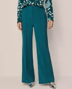 The Petite Margot Pant - Curvy Fit Deep Atlantic Teal
