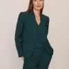 The Petite Cutaway Blazer Pine Grove -Anntaylor Shop 851524 8481