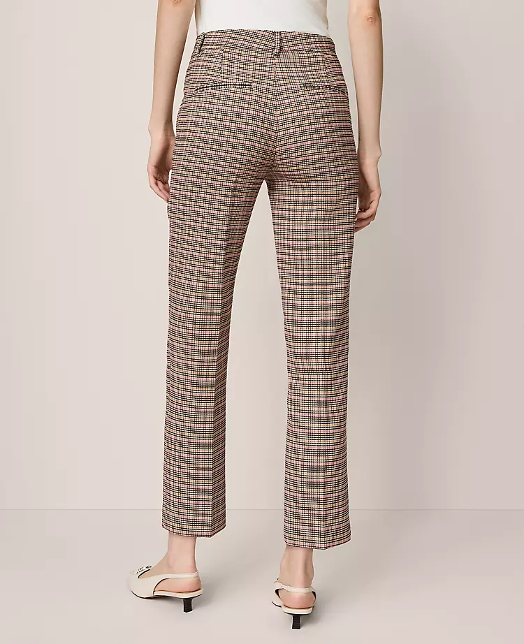 The Eva Ankle Pant In Houndstooth — Curvy Fit Stallion Brown 4 The Eva Ankle Pant In Houndstooth — Curvy Fit Stallion Brown - Image 2