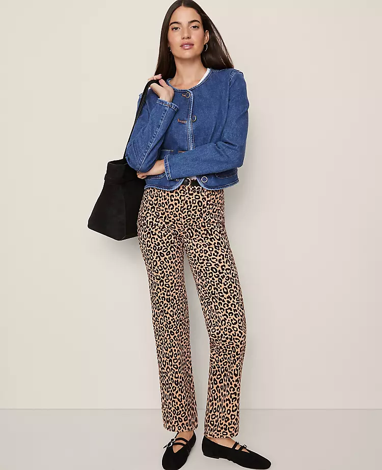 Petite Weekend Collection High Rise Corduroy Pant In Animal Print Cafe Au Lait 4 Petite Weekend Collection High Rise Corduroy Pant In Animal Print Cafe Au Lait - Image 2