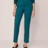 The Eva Ankle Pant — Curvy Fit Deep Atlantic Teal -Anntaylor Shop 851644 2073