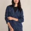 Haven Well Within Organic Cotton Shaker Stitch Cardigan Twilight Navy 2 Haven Well Within Organic Cotton Shaker Stitch Cardigan Twilight Navy -Anntaylor Shop 852182 019825