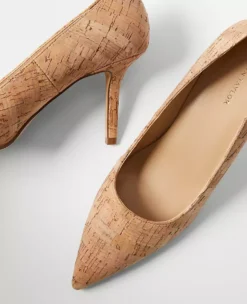 Mae Cork Pumps Natural -Anntaylor Shop 852426 7195 ALT1
