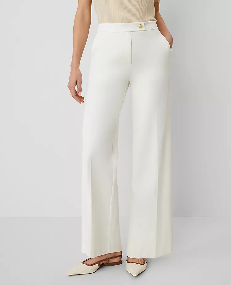 The Petite Modern Wide-Leg Pant Winter White 5 The Petite Modern Wide-Leg Pant Winter White - Image 3