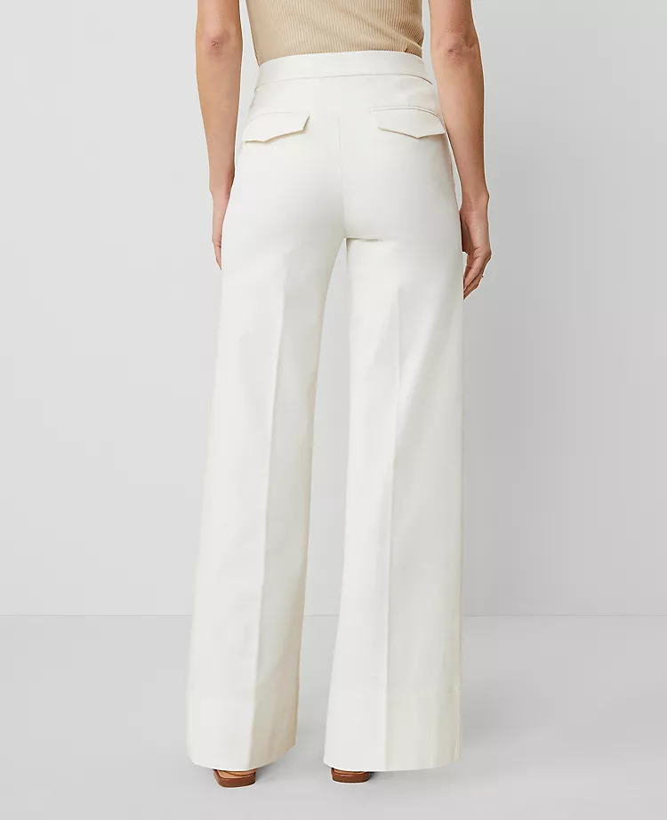 The Petite Modern Wide-Leg Pant Winter White 6 The Petite Modern Wide-Leg Pant Winter White - Image 4