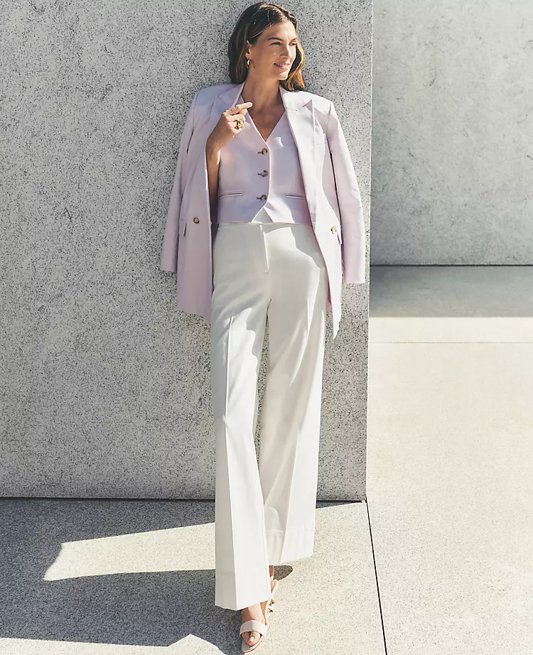 The Petite Modern Wide-Leg Pant Winter White 3 The Petite Modern Wide-Leg Pant Winter White
