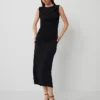 Petite Knit Midi Sheath Dress Black 1 Petite Knit Midi Sheath Dress Black -Anntaylor Shop 852452 2222