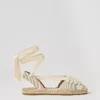 Weekend Collection Lace-Up Espadrille Flat Sands Edge -Anntaylor Shop 852551 8924