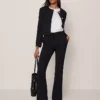 The Skinny Flare Pant In Ponte Black -Anntaylor Shop 852606 2222