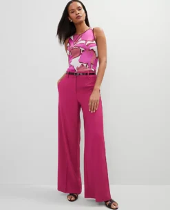 The Statement Palazzo Pant Berry Splash -Anntaylor Shop 852743 019799 ALT3