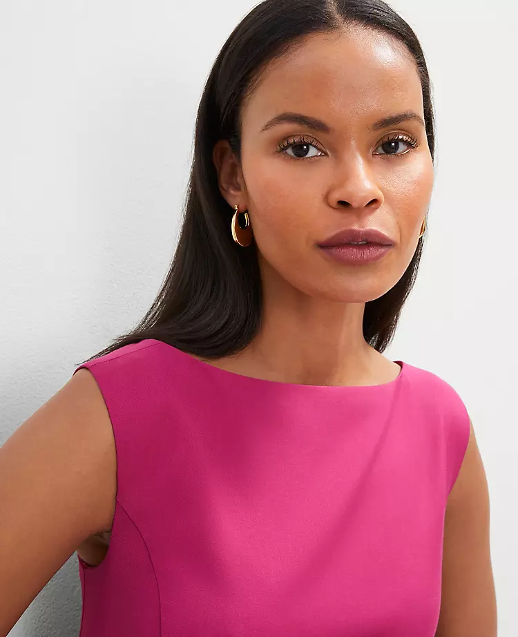 The Cap Sleeve Shift Dress Berry Splash 5 The Cap Sleeve Shift Dress Berry Splash - Image 3