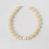 Oversized Beaded Ball Necklace Ivory -Anntaylor Shop 853014 9129
