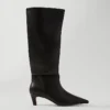 Leather Tall Boot Black -Anntaylor Shop 853020 2222