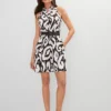 Petite Ikat Belted Romper Black 1 Petite Ikat Belted Romper Black -Anntaylor Shop 853129 520347