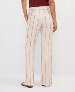 The Petite Jayne Trouser In Pinstripe Flax 9 The Petite Jayne Trouser In Pinstripe Flax -Anntaylor Shop 853133 519986 ALT2