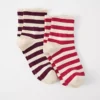 Weekend Collection Striped Ankle Sock Set Strawberry Shortcake -Anntaylor Shop 853348 019818