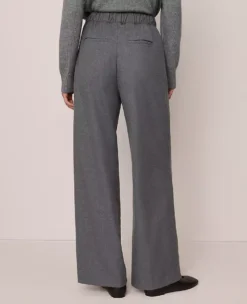 Weekend Collection Wide-Leg Jogger Pant Dusk Grey Melange 7 Weekend Collection Wide-Leg Jogger Pant Dusk Grey Melange -Anntaylor Shop 853387 6028 ALT2
