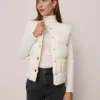Weekend Collection Quilted Vest Winter White