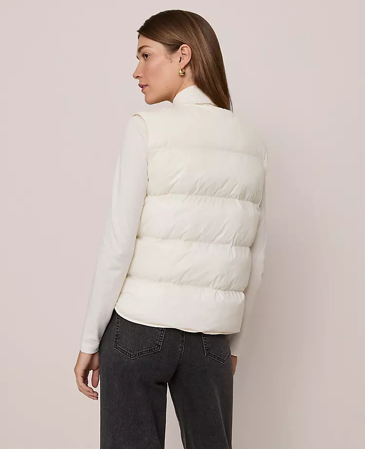 Weekend Collection Quilted Vest Winter White 4 Weekend Collection Quilted Vest Winter White - Image 2