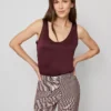 Petite Scoop Neck Tank Top Poised Plum 1 Petite Scoop Neck Tank Top Poised Plum -Anntaylor Shop 853559 9536