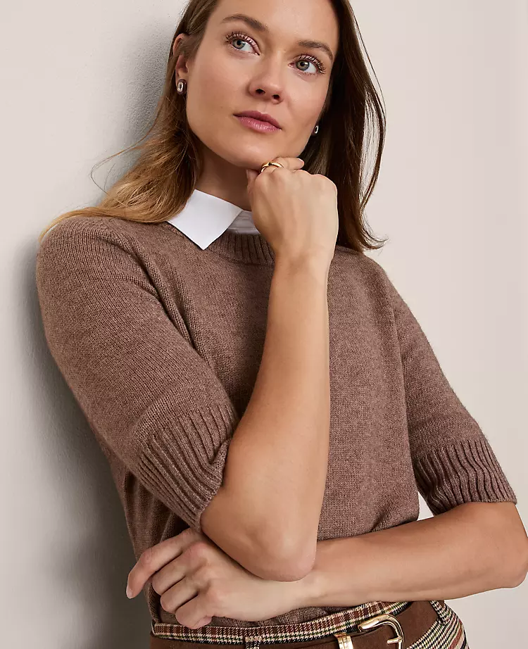 Mix Media Sweater Tee Cardamom Heather 5 Mix Media Sweater Tee Cardamom Heather - Image 3