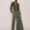The Petite Jayne Pant In Houndstooth Muted Moss 2 The Petite Jayne Pant In Houndstooth Muted Moss -Anntaylor Shop 853649 522701