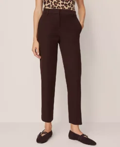 The Eva Ankle Pant Pure Chocolate 6 The Eva Ankle Pant Pure Chocolate -Anntaylor Shop 853701 7043 ALT1