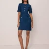 Petite Tweed Crew Neck Shift Dress Moonlit Backdrop 2 Petite Tweed Crew Neck Shift Dress Moonlit Backdrop -Anntaylor Shop 853731 019811