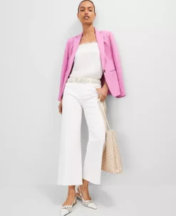 The Wide-Leg Crop Jean White -Anntaylor Shop 856771 9000 ALT3
