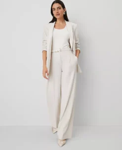 The Wide-Leg Pant Tan Texture