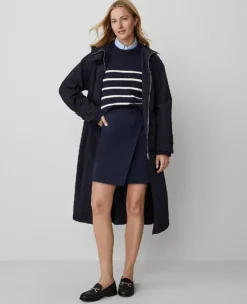 Petite Weekend Collection Effortless Wrap Skirt Night Sky