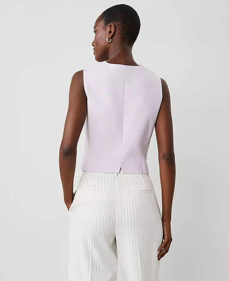 Petite Tailored Vest Orchid Hush 4 Petite Tailored Vest Orchid Hush - Image 2