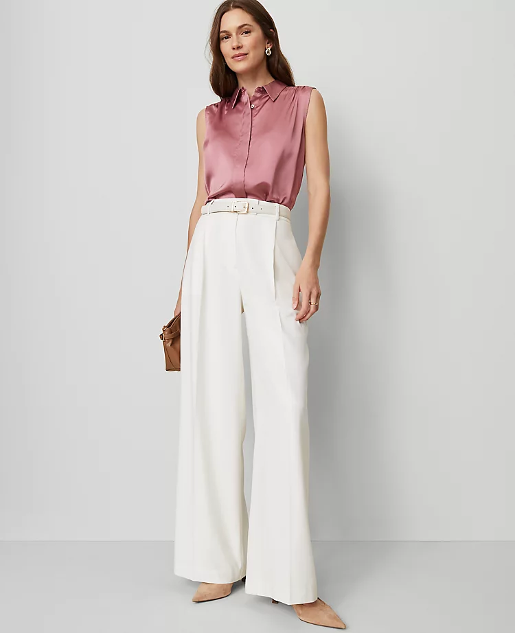 The Modern Wide-Leg Trouser Winter White 7 The Modern Wide-Leg Trouser Winter White - Image 5