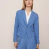 The Cutaway Blazer In Tweed Cool Cascades -Anntaylor Shop 857059 019815